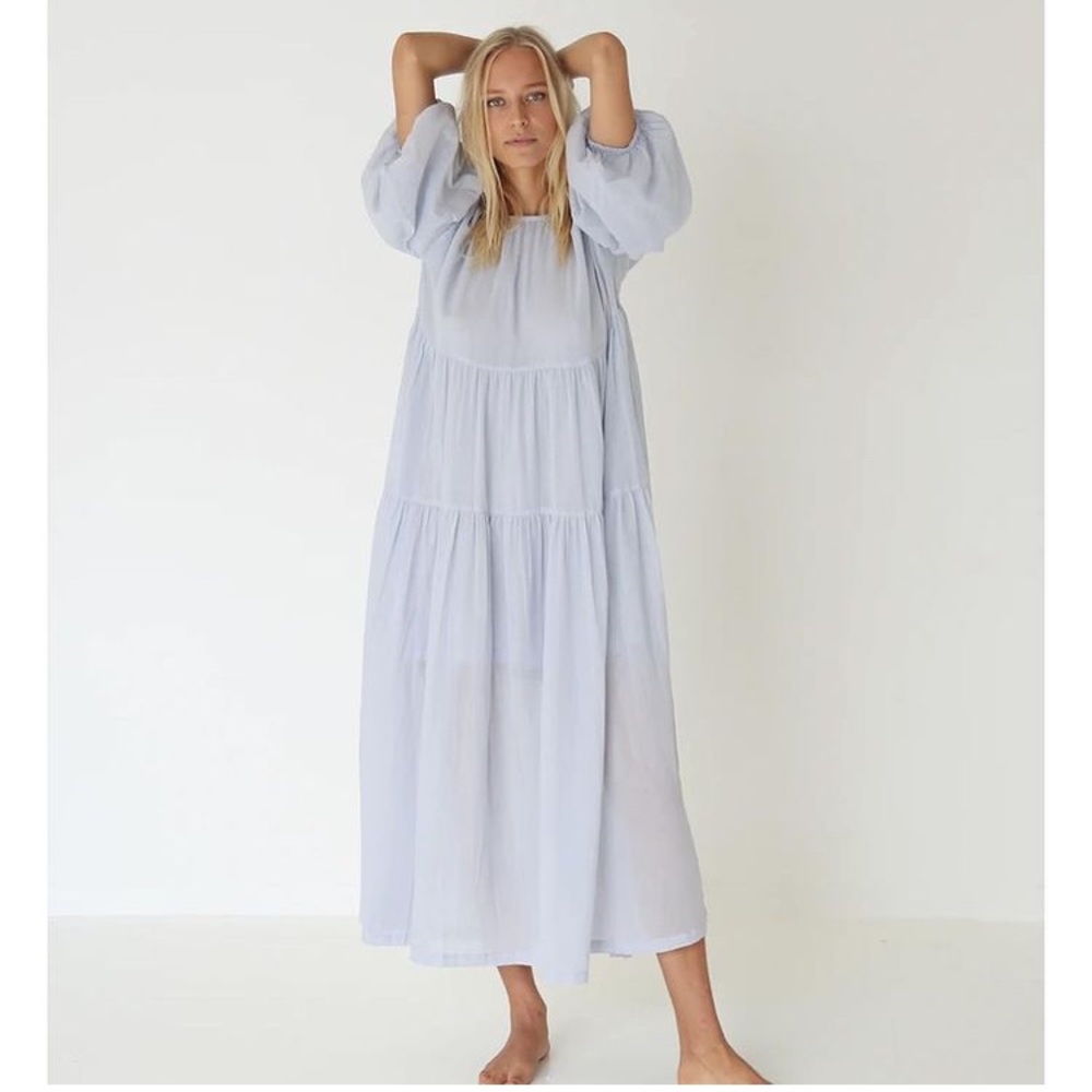 Summer and Storm Dress, Powder Blue EUC